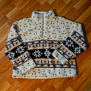 Pull Over Sherpa Sweater